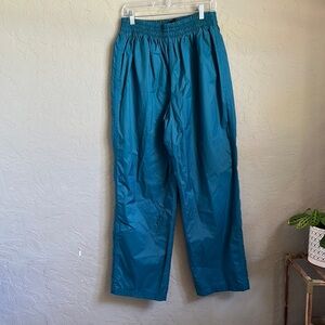 Gander Mountain vintage‎ waterproof teal pants nylon size large